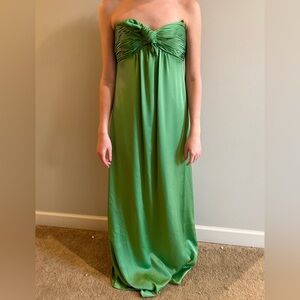 BCBGMaxAzria Vibrant Green Maxi Dress